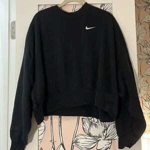 Nike cropped sweatshirt